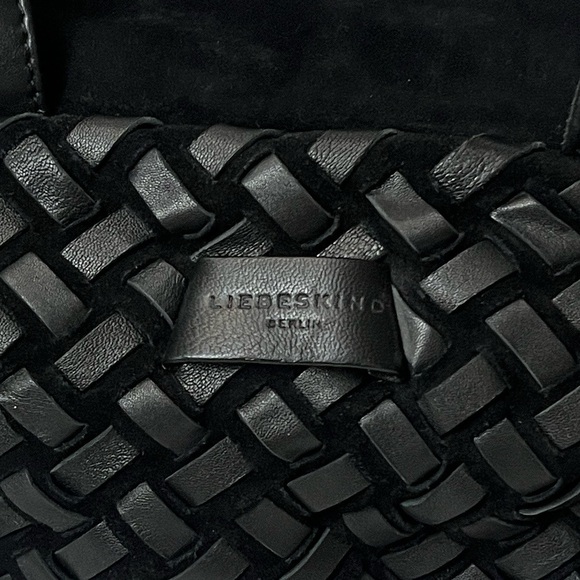 LIEBESKIND "JACKONVILLE" GENUINE LEATHER + SUEDE BAG - Picture 2 of 12